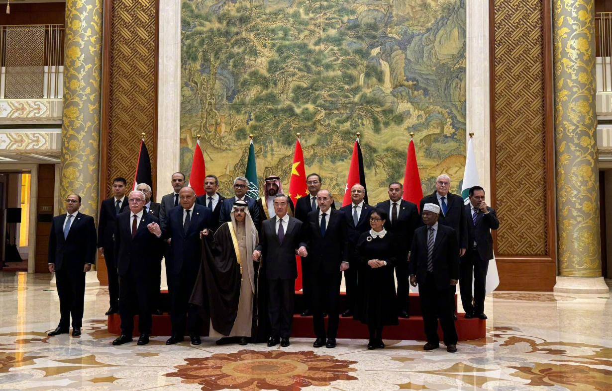 多国外长集体来北京,先见到了王毅外长,请中国为加沙主持公道_国家_巴