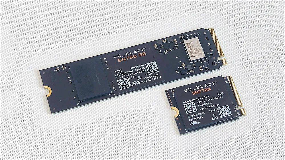 2230标准的超强ssd 西部数据sn770m评测 rog掌机最佳存储搭档_设备