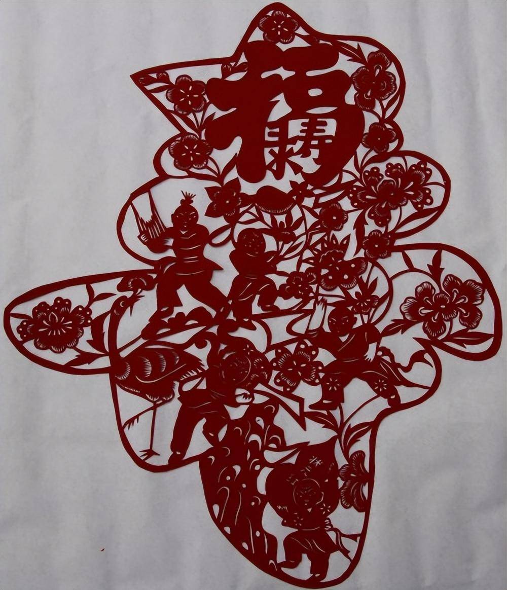 泾阳县剪纸:一种生命力极强的艺术呈现(图)_牡丹_鹿鹤_凤凰