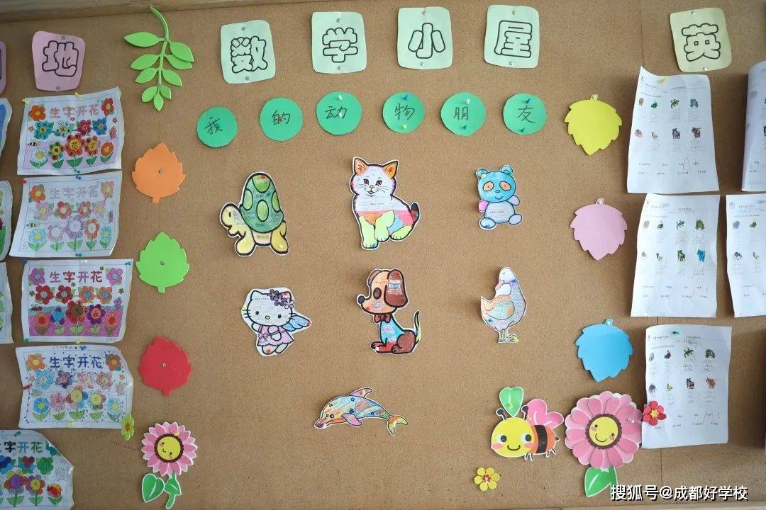 数学主题课在语文主题课程中,孩子们认识了不同动物的照片和动物的