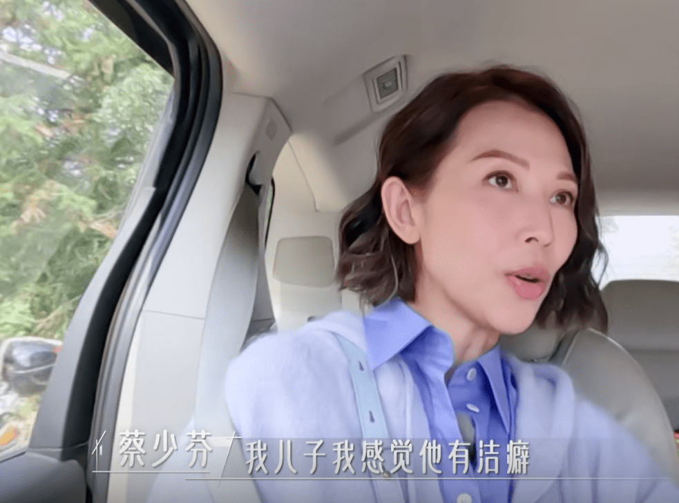 三胎4岁儿子有洁癖,经常会生病,蔡少芬:他连续半个月发烧40度_孩子
