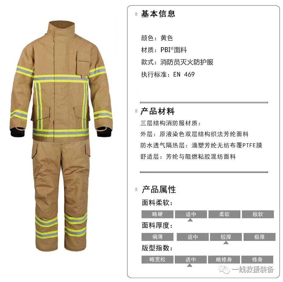 消防员灭火防护服,8秒1000℃高温燃烧,强柔韧度耐收缩 扎实防护