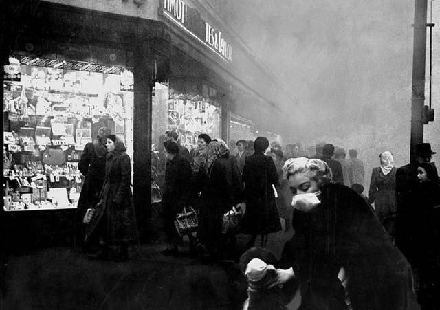 最严重的空气污染事件:1952年12月,伦敦烟雾事件,12000人丧生_市民