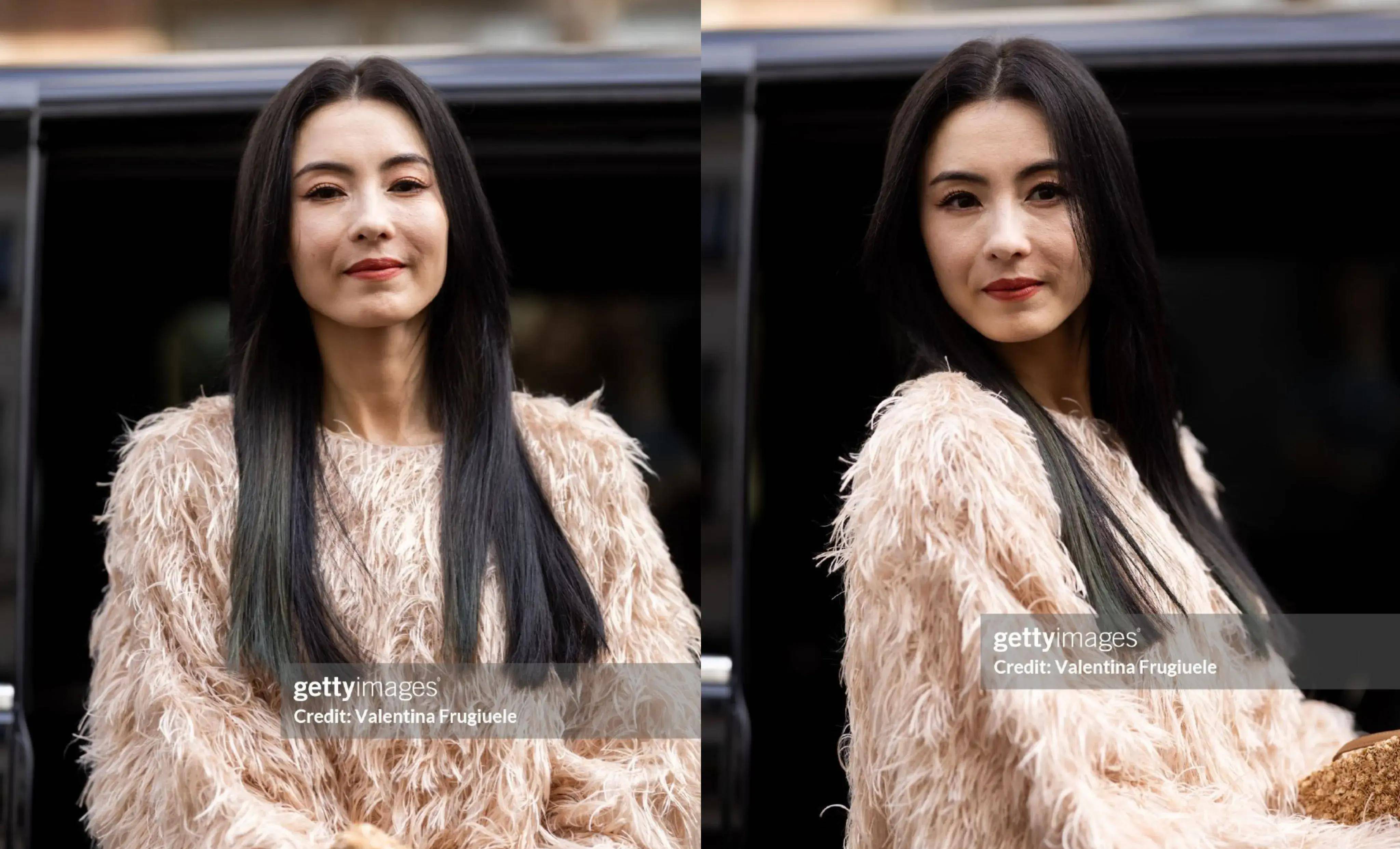 巴黎时装周又一击:杨颖美炸,杨幂像ai人,雷人最是她和她?