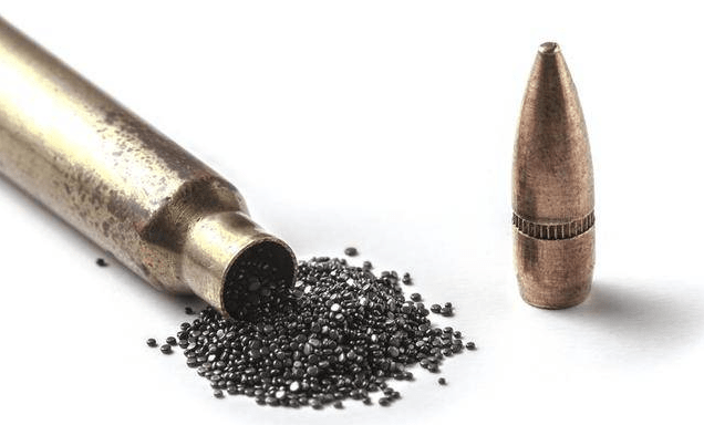 一颗子弹由四个部分构成,包括弹头,弹壳,装药和底火