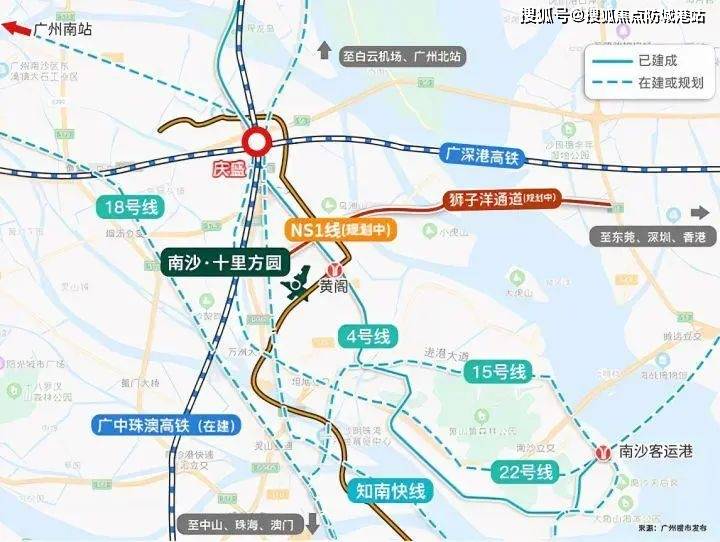 南沙港铁路线路图图片