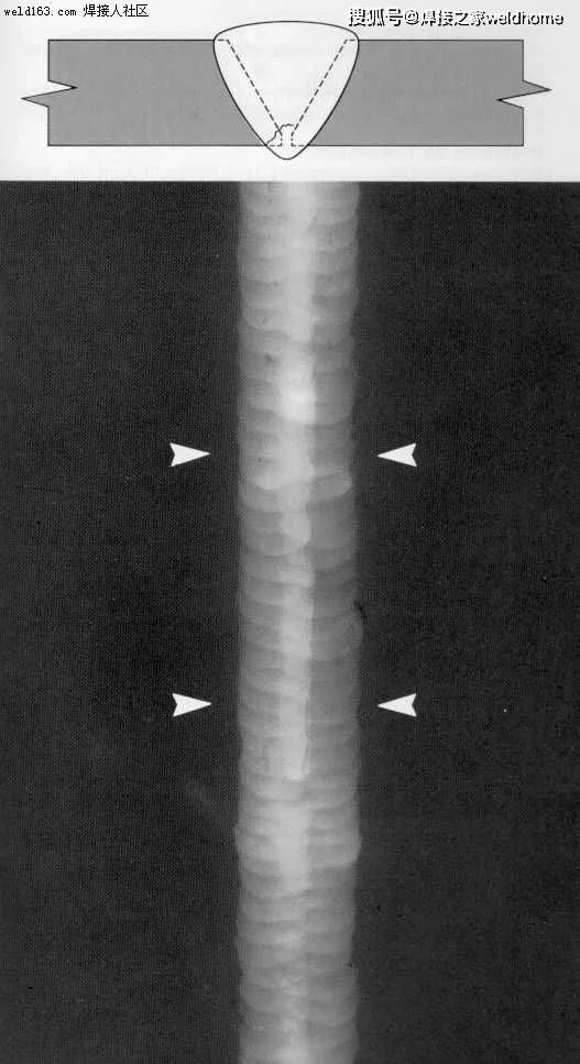 焊缝缺陷射线探伤实例图片
