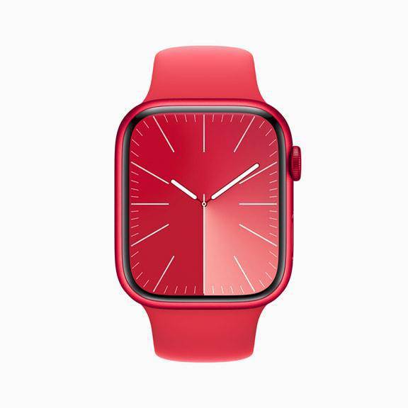 苹果推出(red)版红色apple watch series 9手表
