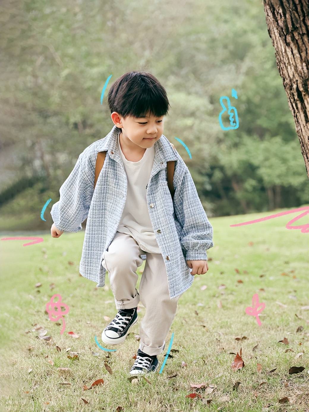 在原生营养的支持下,聪明的q宝不仅勇敢地去丛林探险,变身寻宝小能手