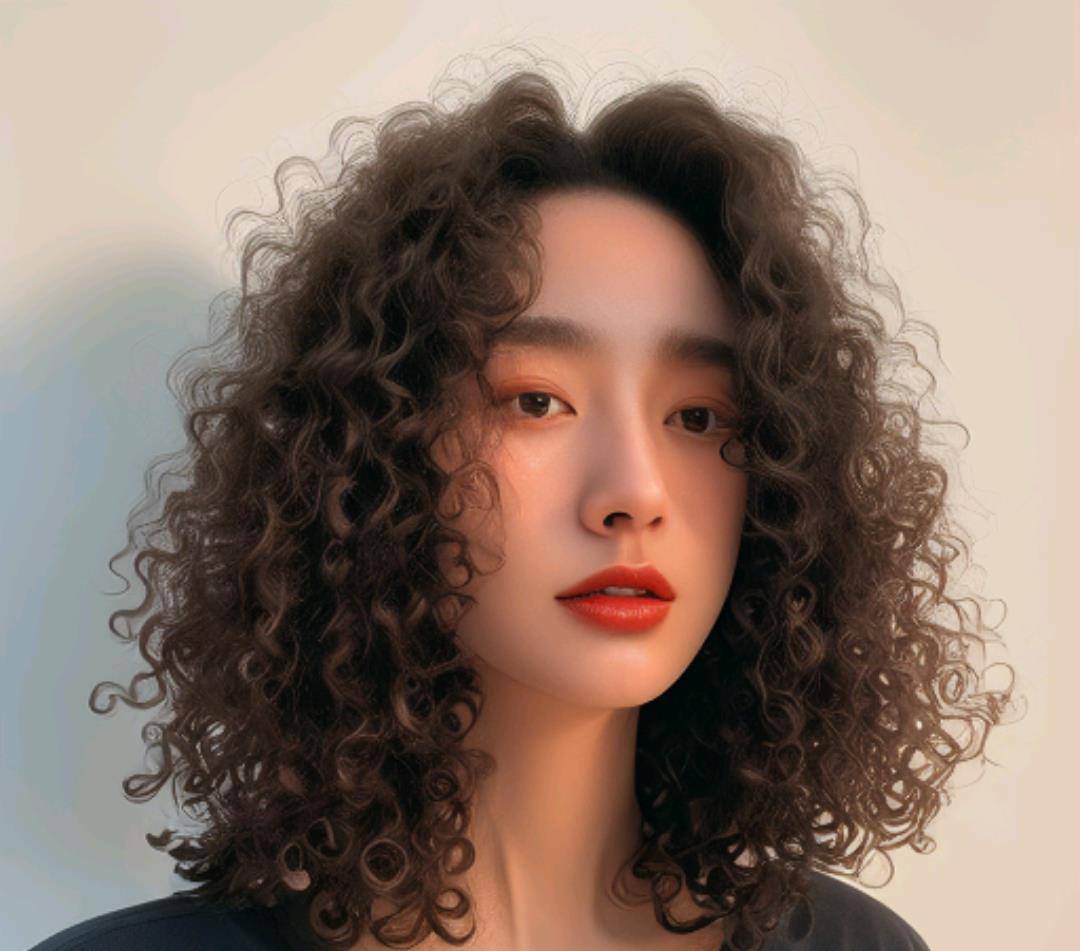 今冬女士发型别乱整,最美还是羊毛卷全头烫,复古时尚真洋气