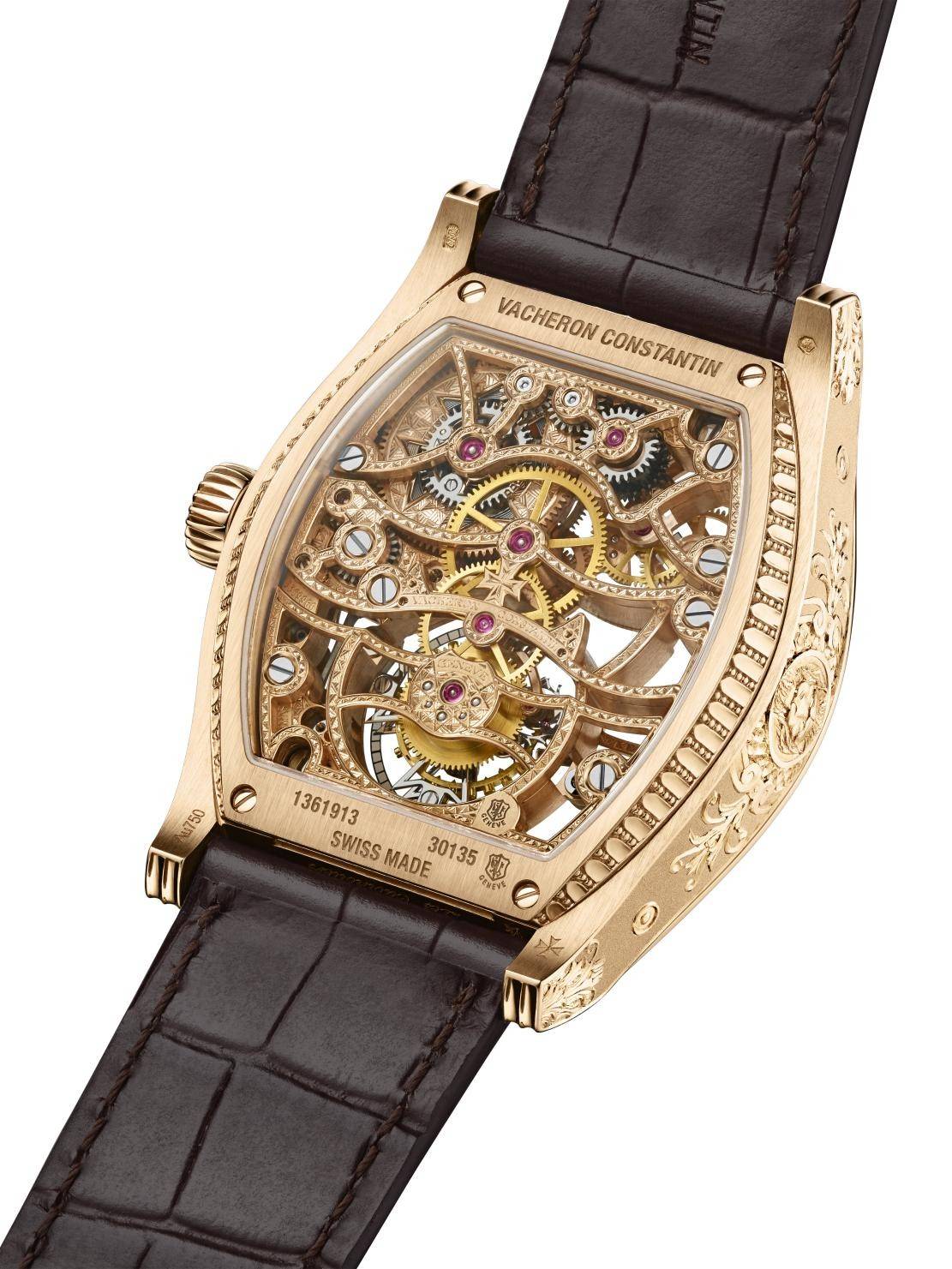 江诗丹顿les cabinotiers阁楼工匠"豪斯曼风华"马耳他镂雕陀飞轮腕表