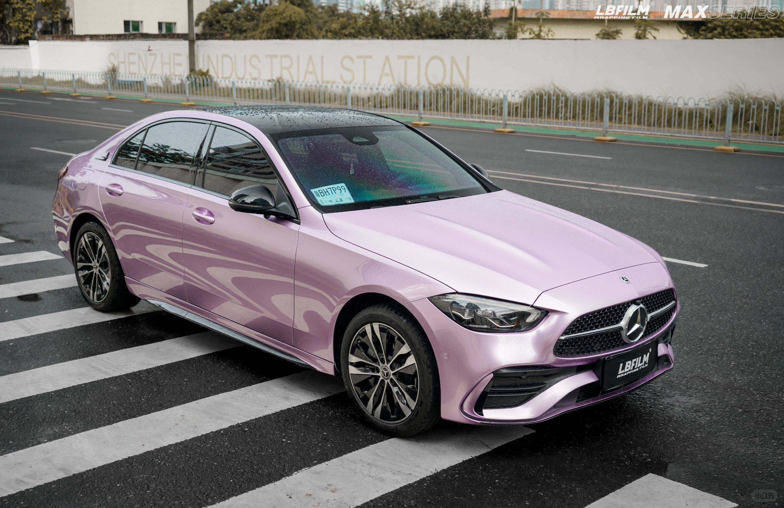 奔驰lb品牌液态金属绝地粉,连男生都无法抗拒的粉色_搜狐汽车_搜狐网