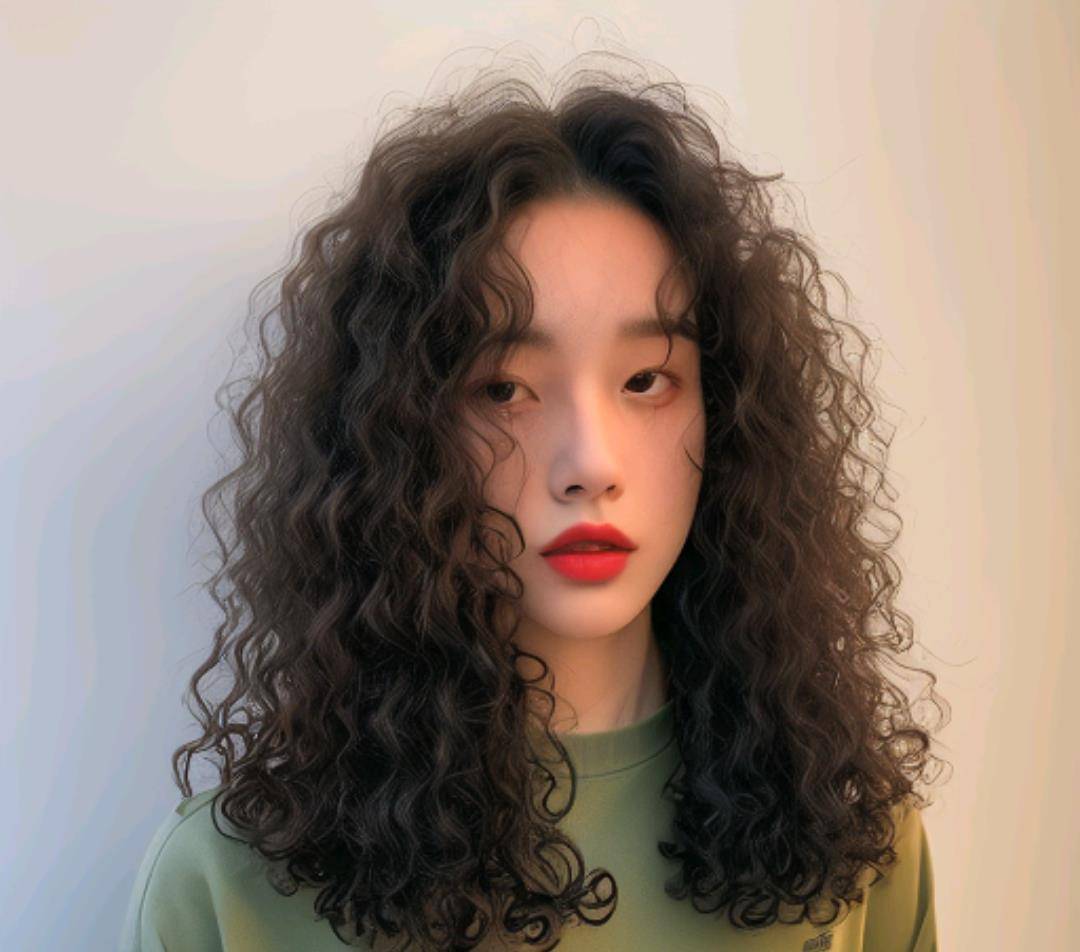 与传统的卷发不同,长羊毛卷发更加柔软,整个造型感觉更加自然.