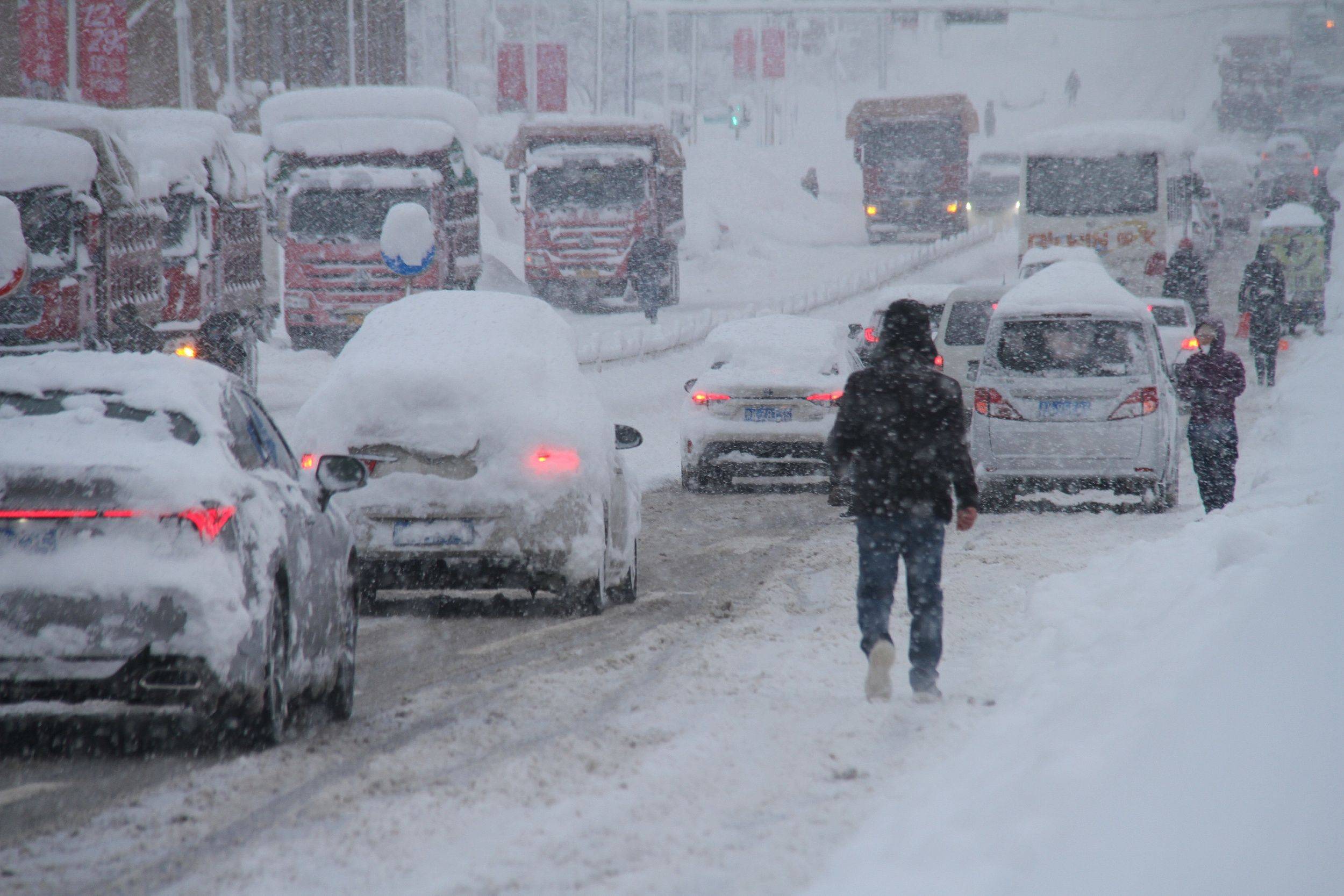 威海2005年大雪图片