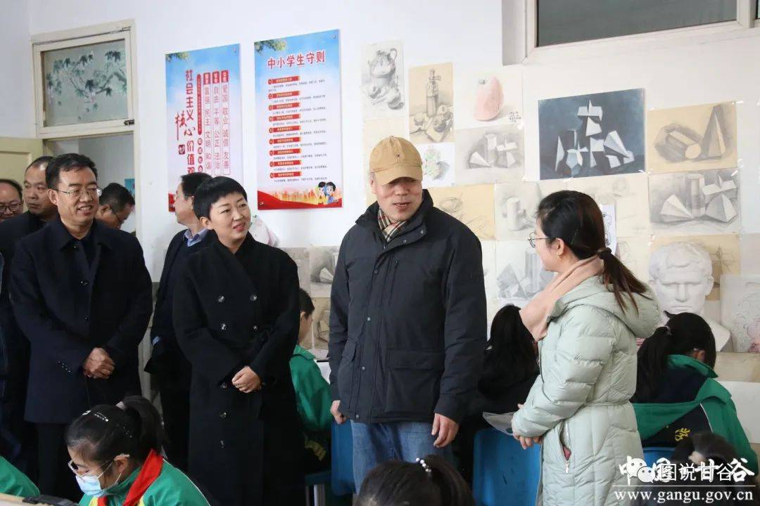 甘肃甘谷:教育部书画等级考试直属考点揭牌仪式在南街小学举行_文化