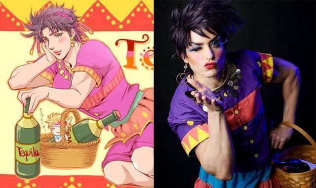 《jojo》超神cos,兄贵版vs沙雕版,粉丝:我选择泰国小哥