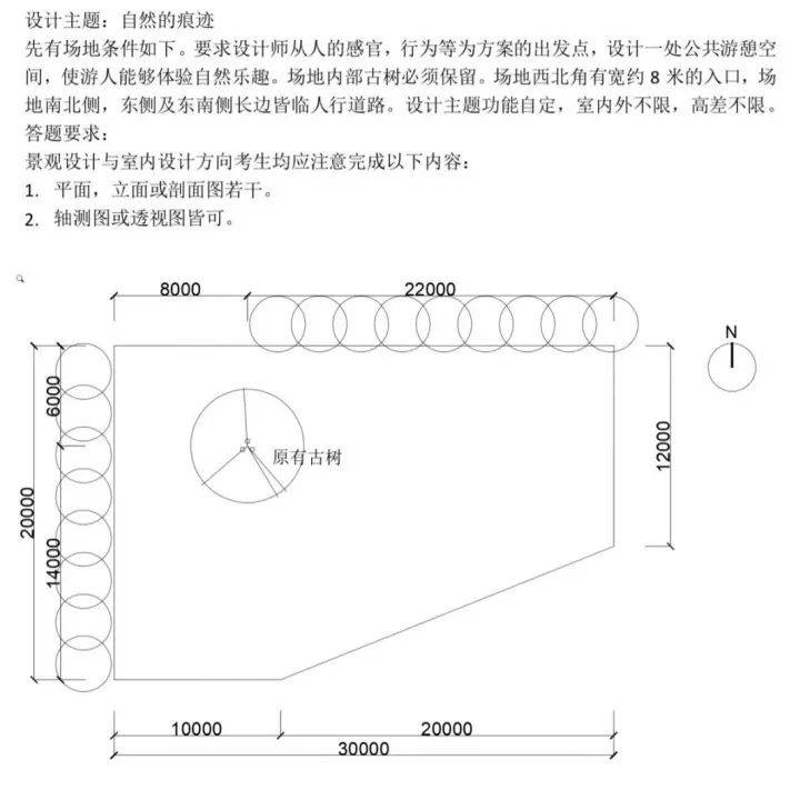 例如環境設計專業的筆試要求畫出平面,立面或剖面圖,軸測圖或透視圖皆