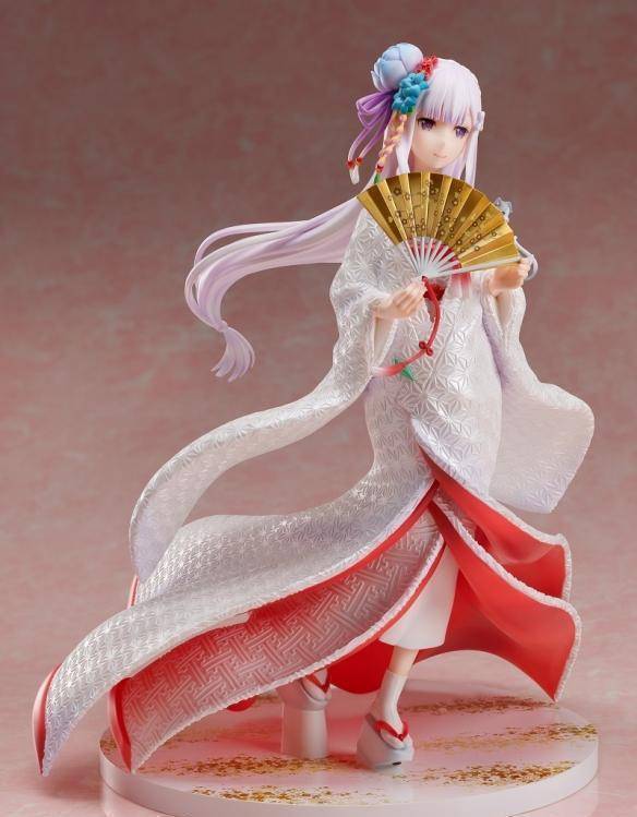 《从零开始》爱蜜莉雅手办,白无垢造型绝美,老婆新服装真好看_生活