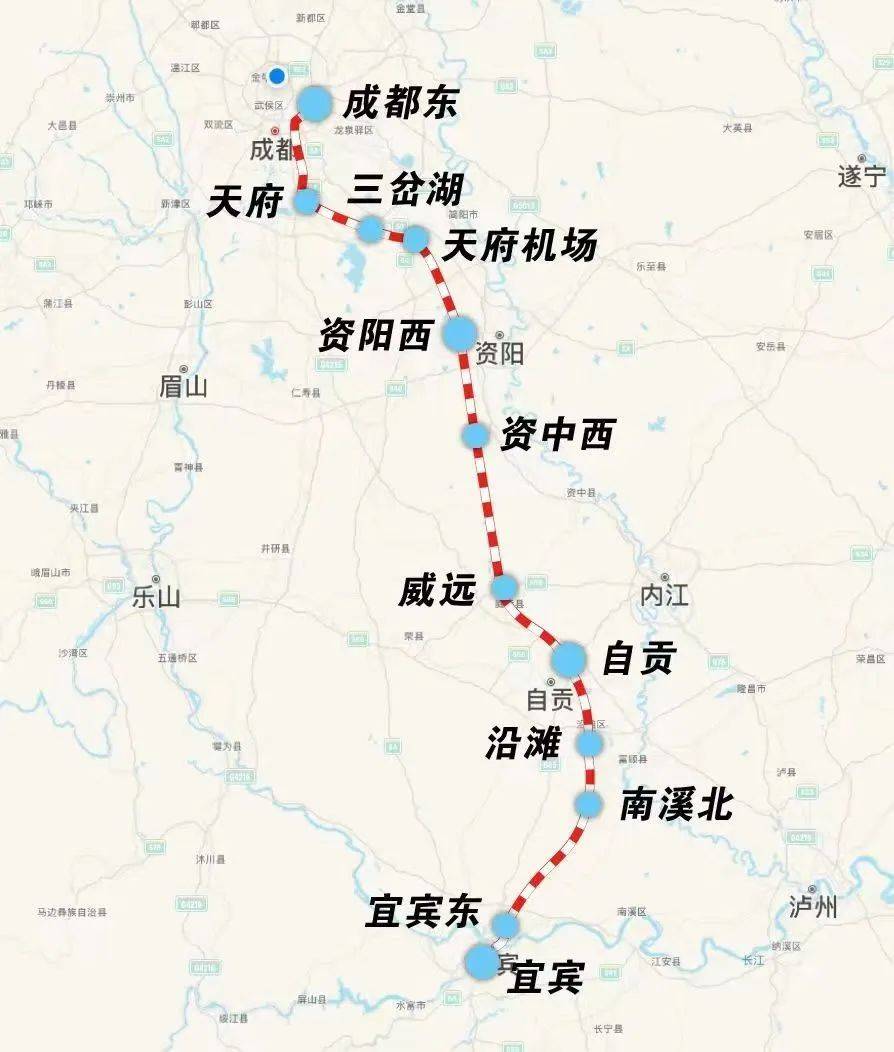 成都高铁线路分布图图片