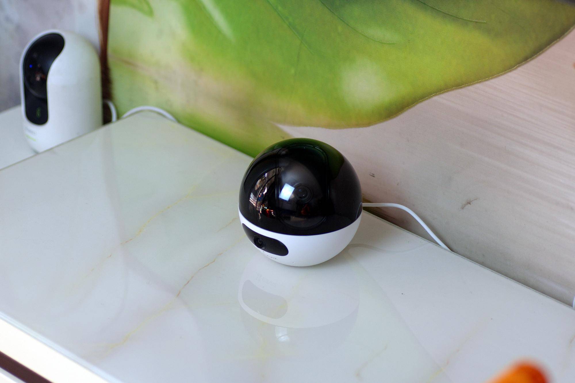 萤石新品c7 室内云台摄像机双摄ai 版,360全景家用 真双摄真联动_摄像