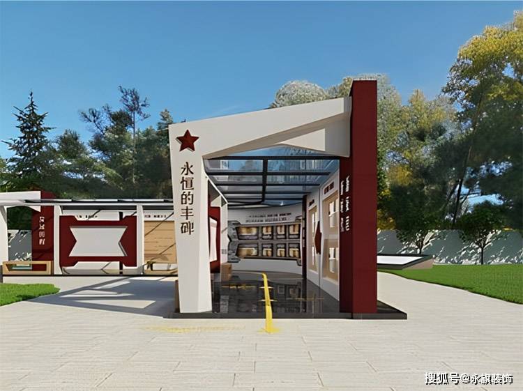 河南部隊軍史長廊設計-長廊空間建設意義_景觀_小品_敘事