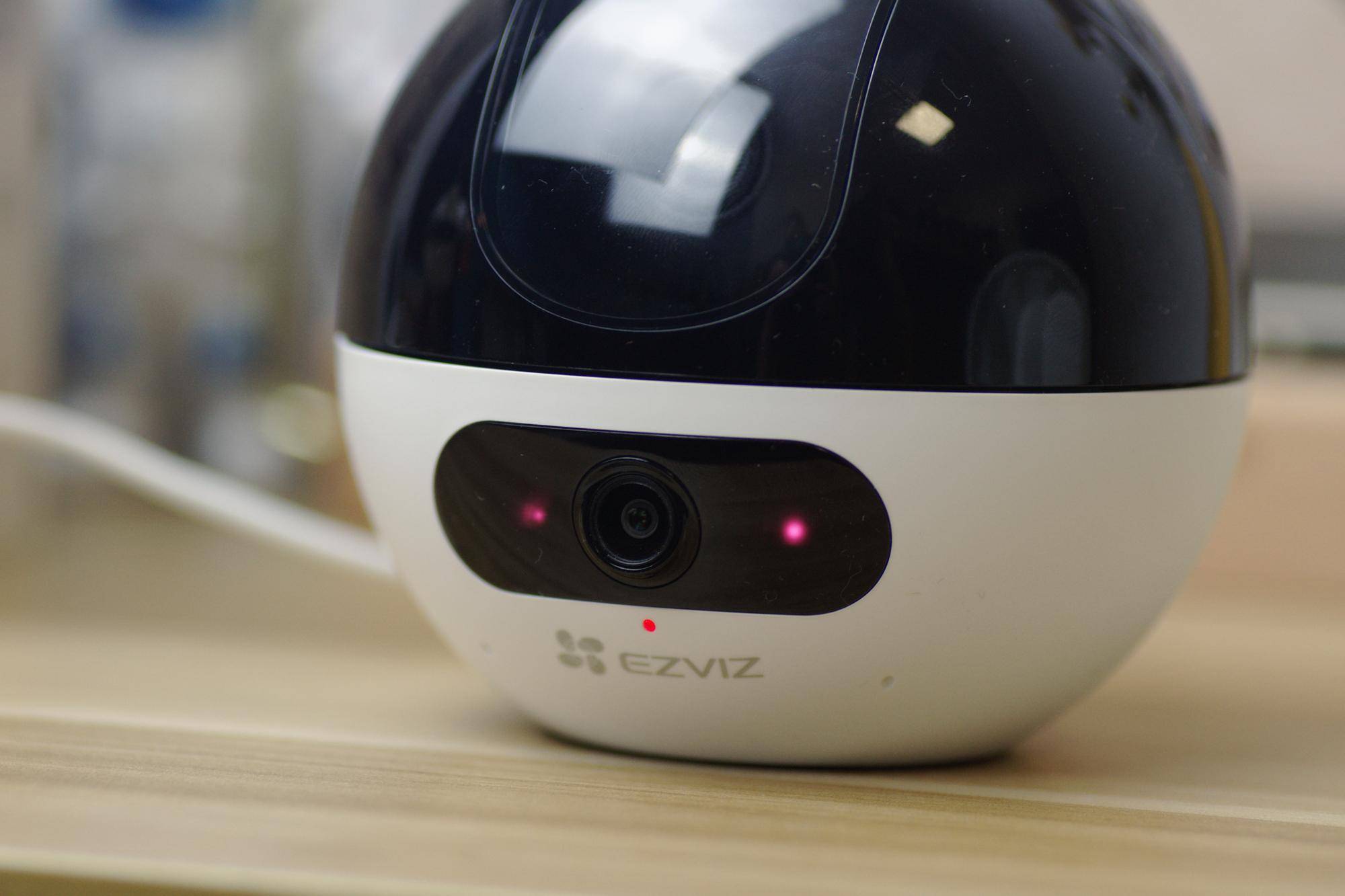 萤石新品c7 室内云台摄像机双摄ai 版,360全景家用 真双摄真联动_摄像