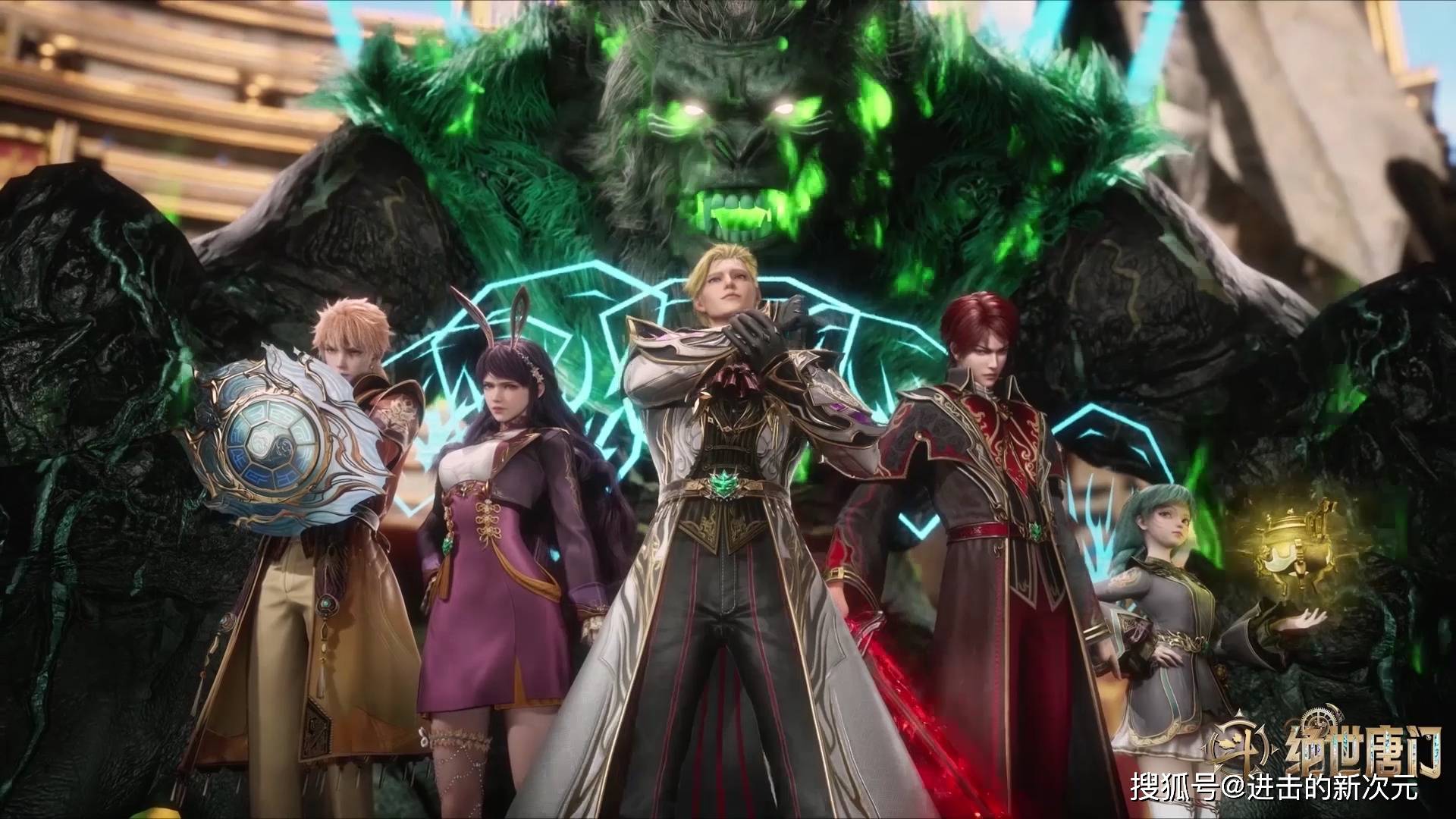 五大新武魂登场绝世唐门虽然是斗罗大陆动画系列第二部,但是经过万年