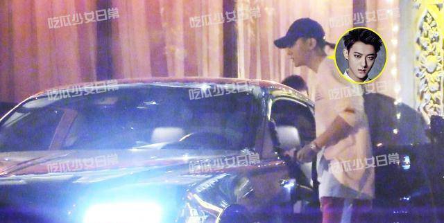 但是,摄影师仔细对比了这两人,与疑似黄子韬女友的