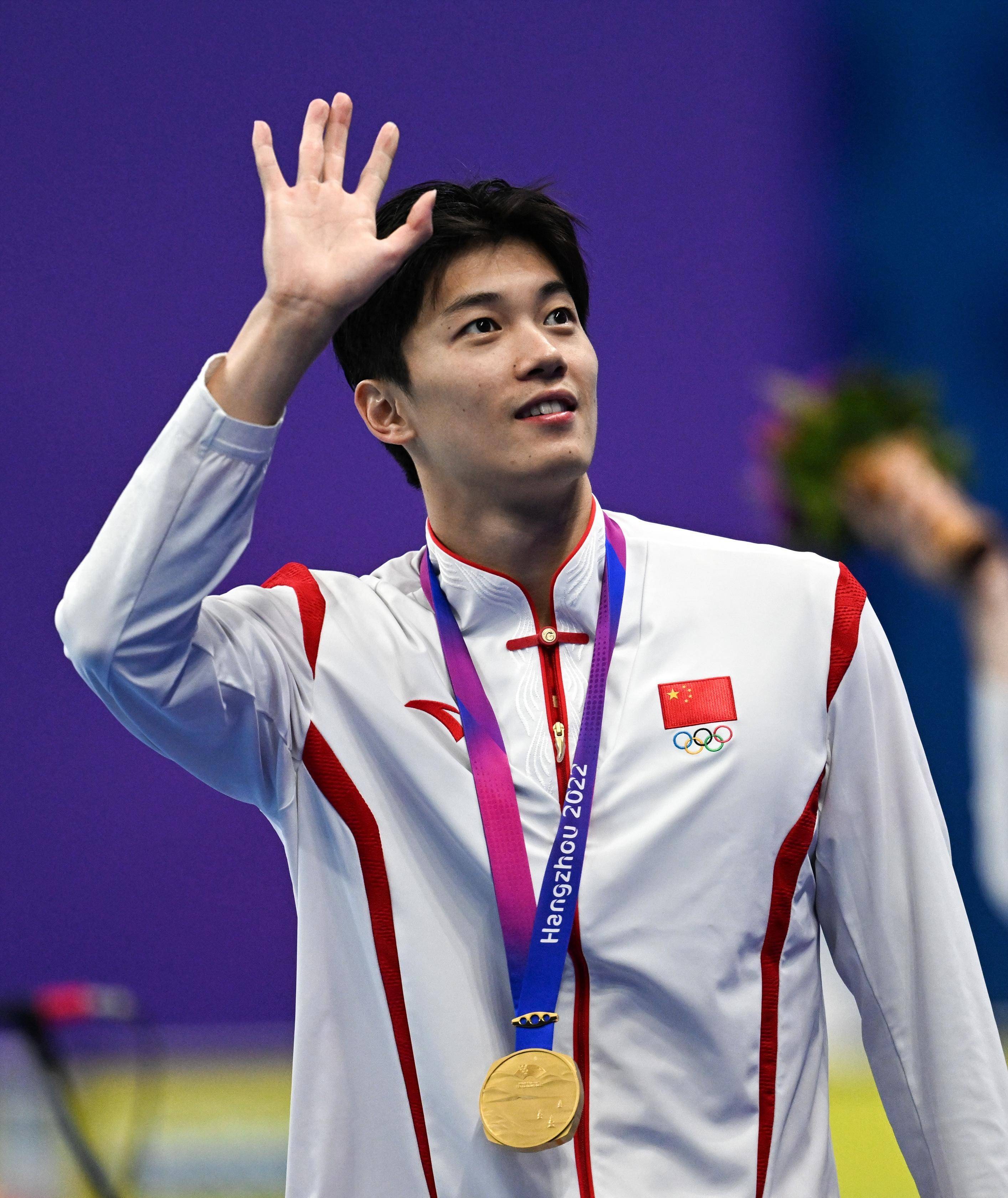 六个项目均排名世界第一,覃海洋称霸蛙泳_成绩_金牌_王顺