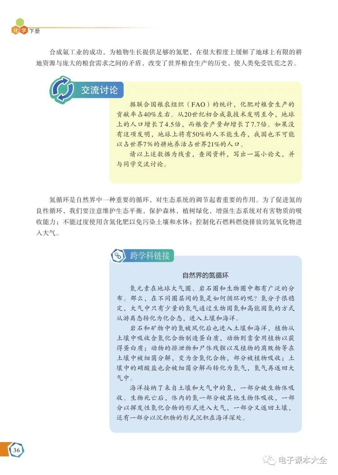 苏教版高中化学必修二电子课本