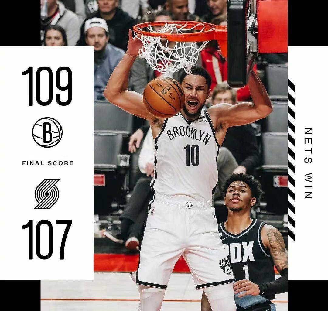 篮网客场109-107准绝杀开拓者,杜兰特,你不是一个人在战斗_比赛_功臣