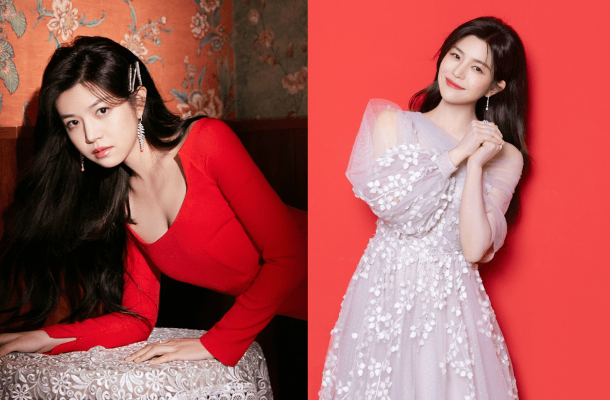 2022年5月,陈妍希晒出了参加活动的美照,礼服背面开深v,一路直逼腰线