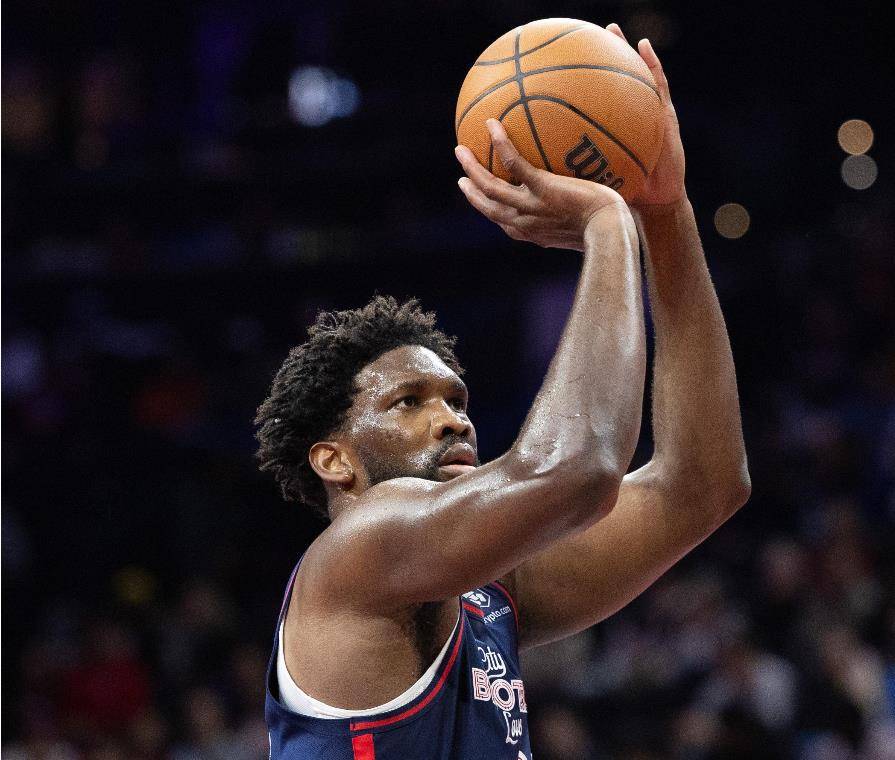 恩比德太强了,你创造了连乔詹科杜巅峰时期都无法达到的nba纪录_投篮