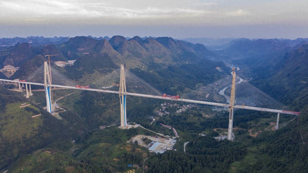 亞洲第一高橋:平塘特大橋建成通車,是世界最高混凝土高塔橋_羅甸_三塔