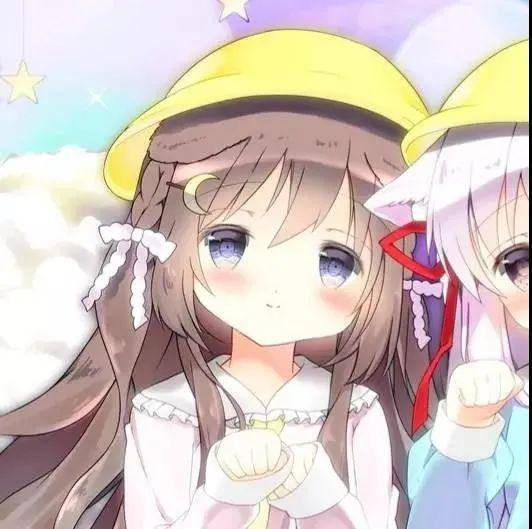 两张可爱的动漫闺蜜头像 | 可爱卡通闺蜜头像两人_手机搜狐网