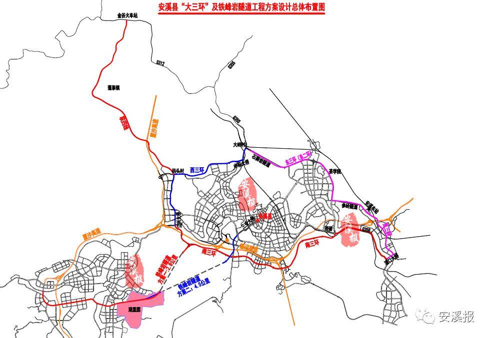 安溪龙门镇道路规划图图片