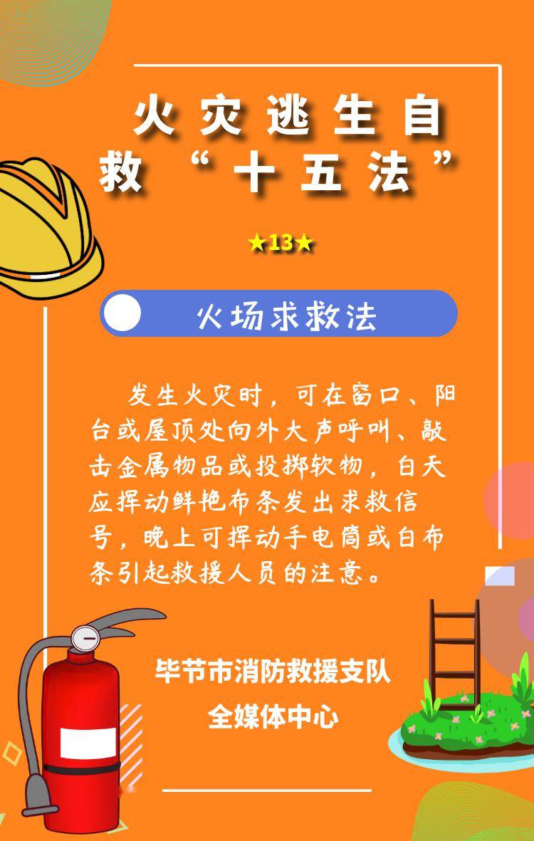 火灾逃生自救"十五法"_火场