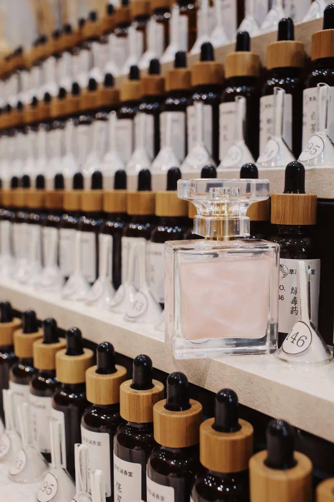 草系调香室每个星期都会做个香水的选评比赛,  调香师会选出每周zui