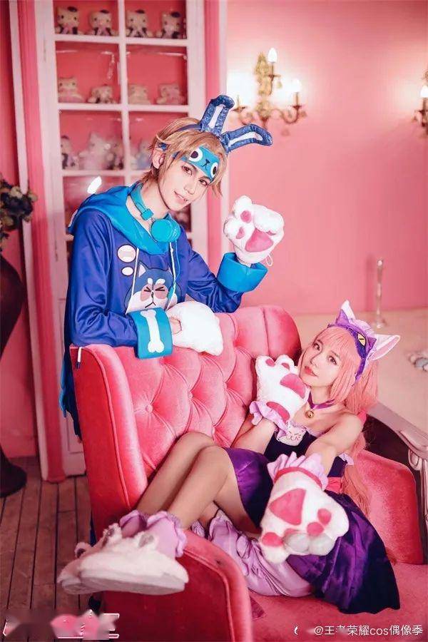 王者荣耀cos偶像季:大乔孙策情侣皮肤cos