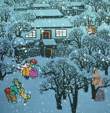 节日里阖家欢乐,共同烧制家乡独特的食物.