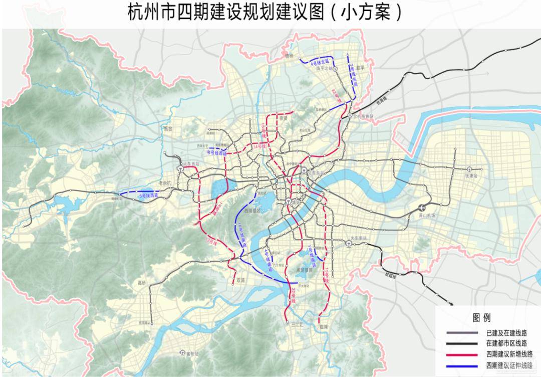 杭州地铁四期规划建议流出,沿线居民身价要涨!