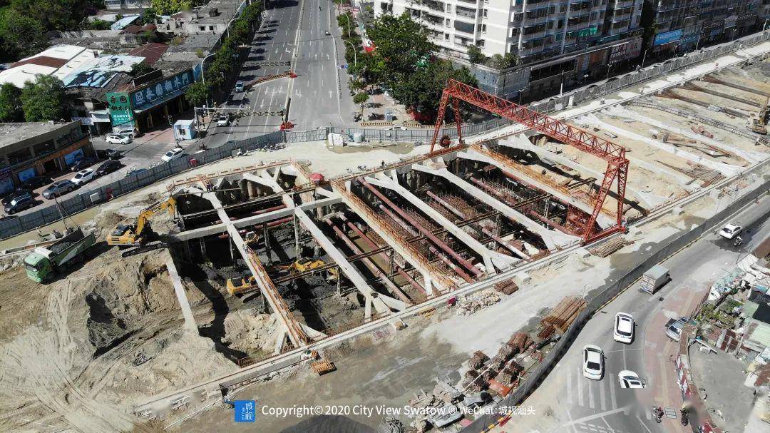 城视黄河快速路东厦隧道开始进行底板和侧墙浇筑