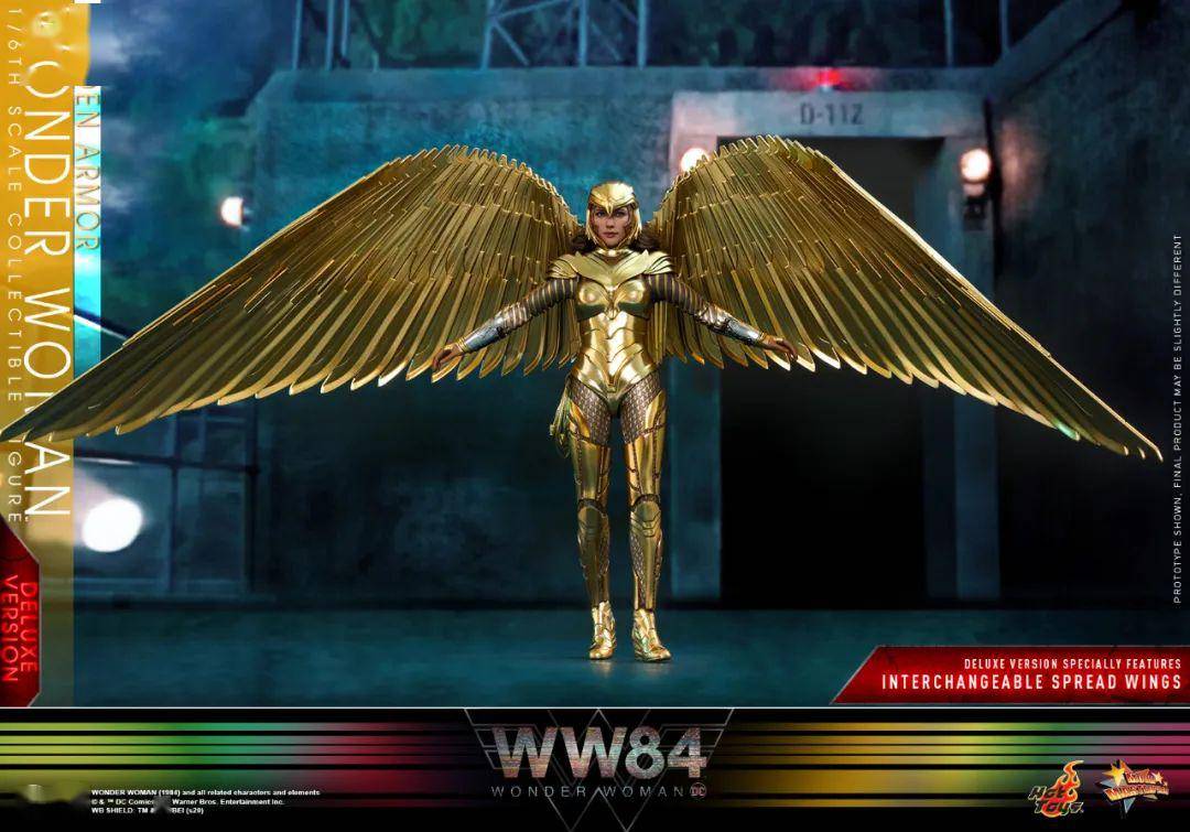 神奇女侠客串维密天使?ht《神奇女侠2》黄金装甲版1:6人偶!