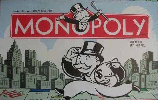 《地产大亨》是美国帕克兄弟公司1935年推出的一款桌面游戏.