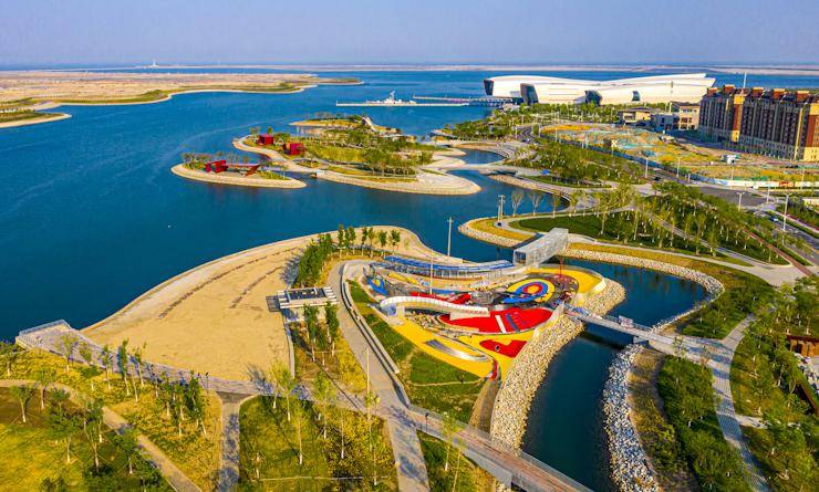 惊艳天津海边又多了座公园即将开放