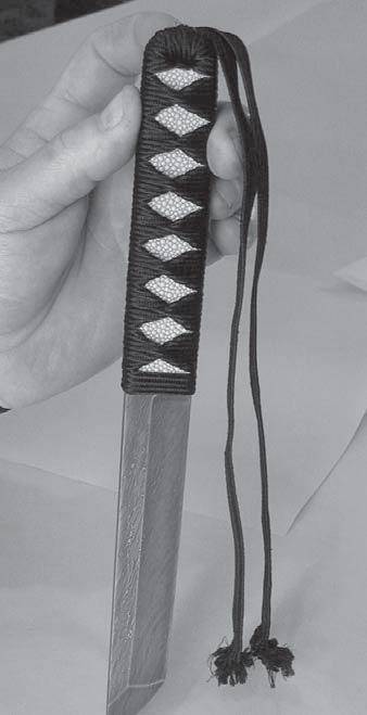 图说日式刀柄缠绳
