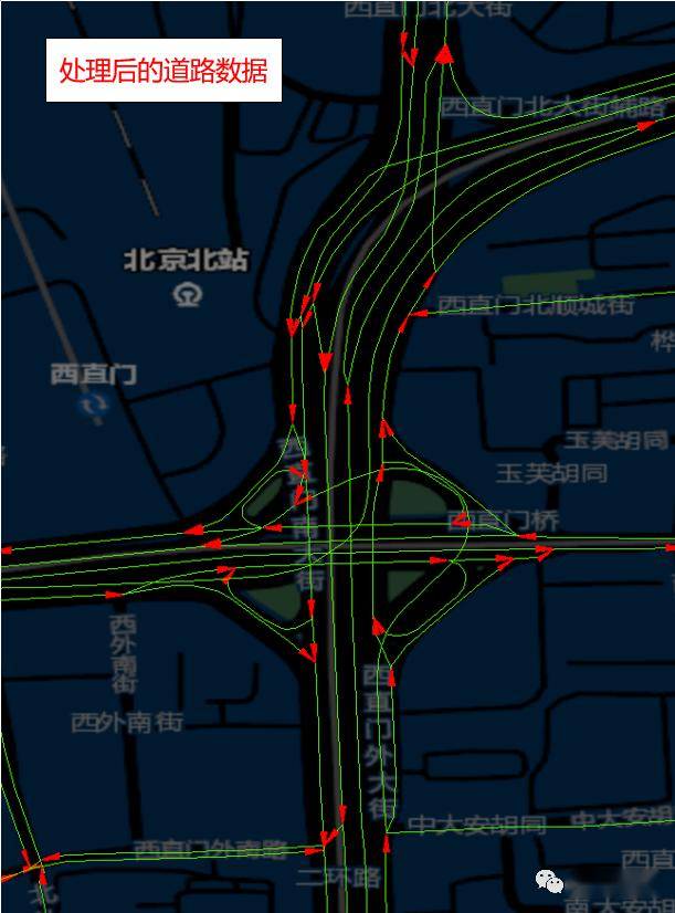 来个我见过的最复杂的互通,北京西直门立交桥,因为其交通组织过分复杂