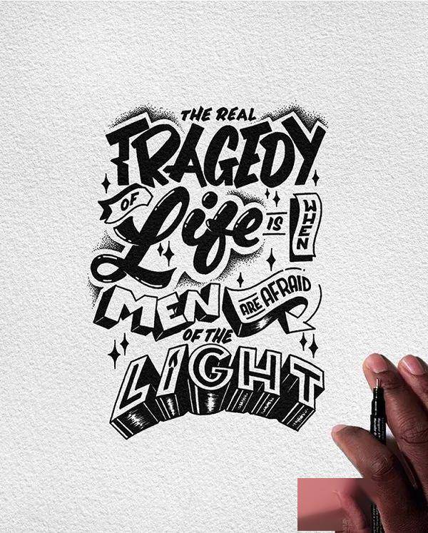 手写创意字体美翻了