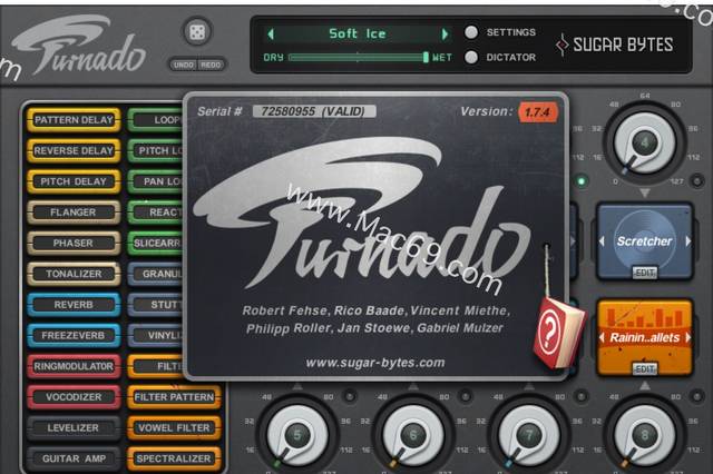 Sugar Bytes Turnado实时音频处理插件