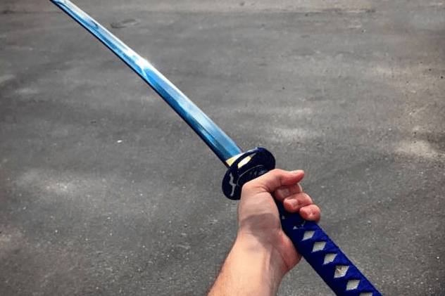 星のすすき 武具　刀装具　日本刀　模造刀 武士道 鋼刀 冷兵器 手鍛造打 銀鬼赤 模造刀 模擬刀 日本刀 居合刀 刀装具 太刀 軍刀 武具